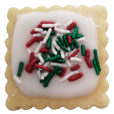 Red, Green & White Shimmer Vermicelli
